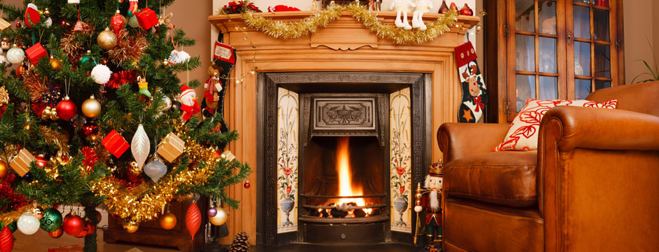 cottages with open fires for christmas