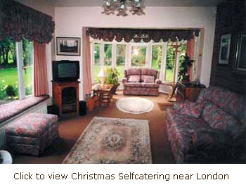 christmas self-catering accommodation near london