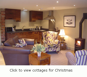 list of cottages to book for Christmas holidays